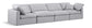 Indulge - Linen 4 Seat Modular Sofa