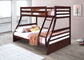 S091 - Twin / Full Bunk Bed - Brown