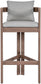 Newport - Water Resistant Fabric Upholstered Outdoor Patio Bar Stool
