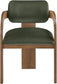 Cedra - Velvet Performance Fabric Upholstered Dining Chair (Set of 2) - Brown Frame