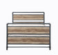 Brantley - Full Bed - Antique Oak & Sandy Gray
