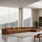 Shaggy - Fabric 6 Piece Modular Sectional With Chaise