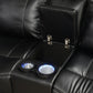 U35 - 3 Piece Power Reclining Sectional (2 Power) - Black