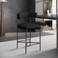 Rivage - Durable Stool With Black Frame (Set of 2)