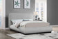 Rigby - Linen Bed With Black Base