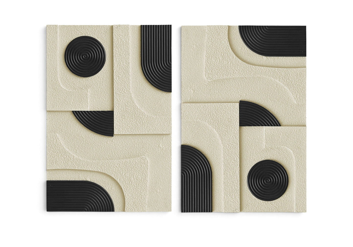 Element - Mango Wood 2 Piece Wall Art