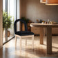 Conrad - Velvet Dining Chair With Natural Legs