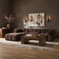 Orin - Velvet 4 Piece Modular Sectional With Chaise
