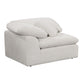 Naveen - Modular Wedge With Pillow - Ivory Linen