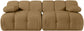 Orin - Velvet Performance Fabric Upholstered 2 Piece Modular Sofa