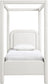 Salina - Linen Textured Fabric Upholstered Bed