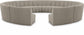 Infinity - 12 Piece Boucle Modular Sectional