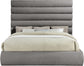 Adam - Chenille Fabric Bed With 70.5" Headboard