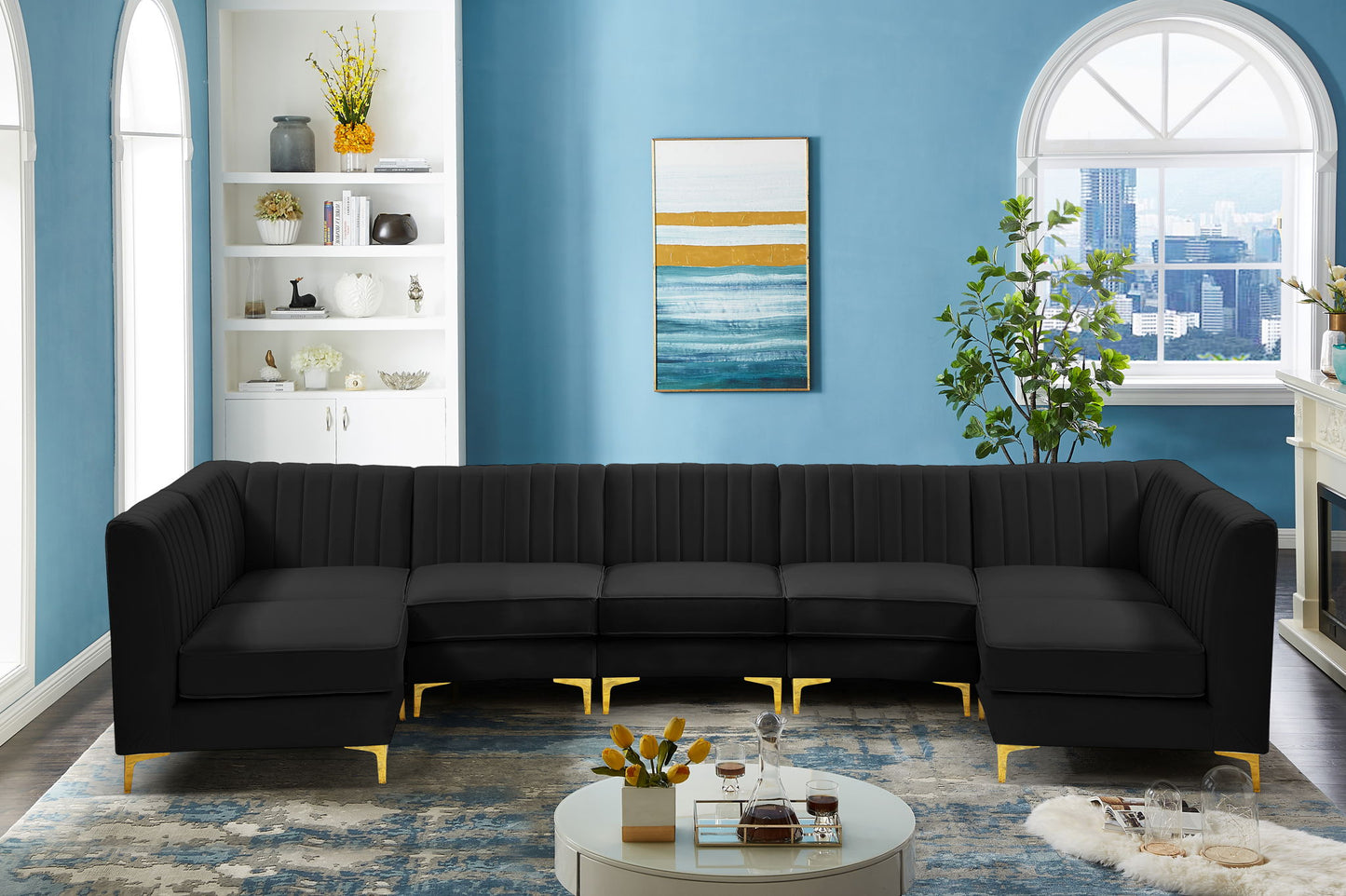 Alina - 7 Piece Modular Sectional