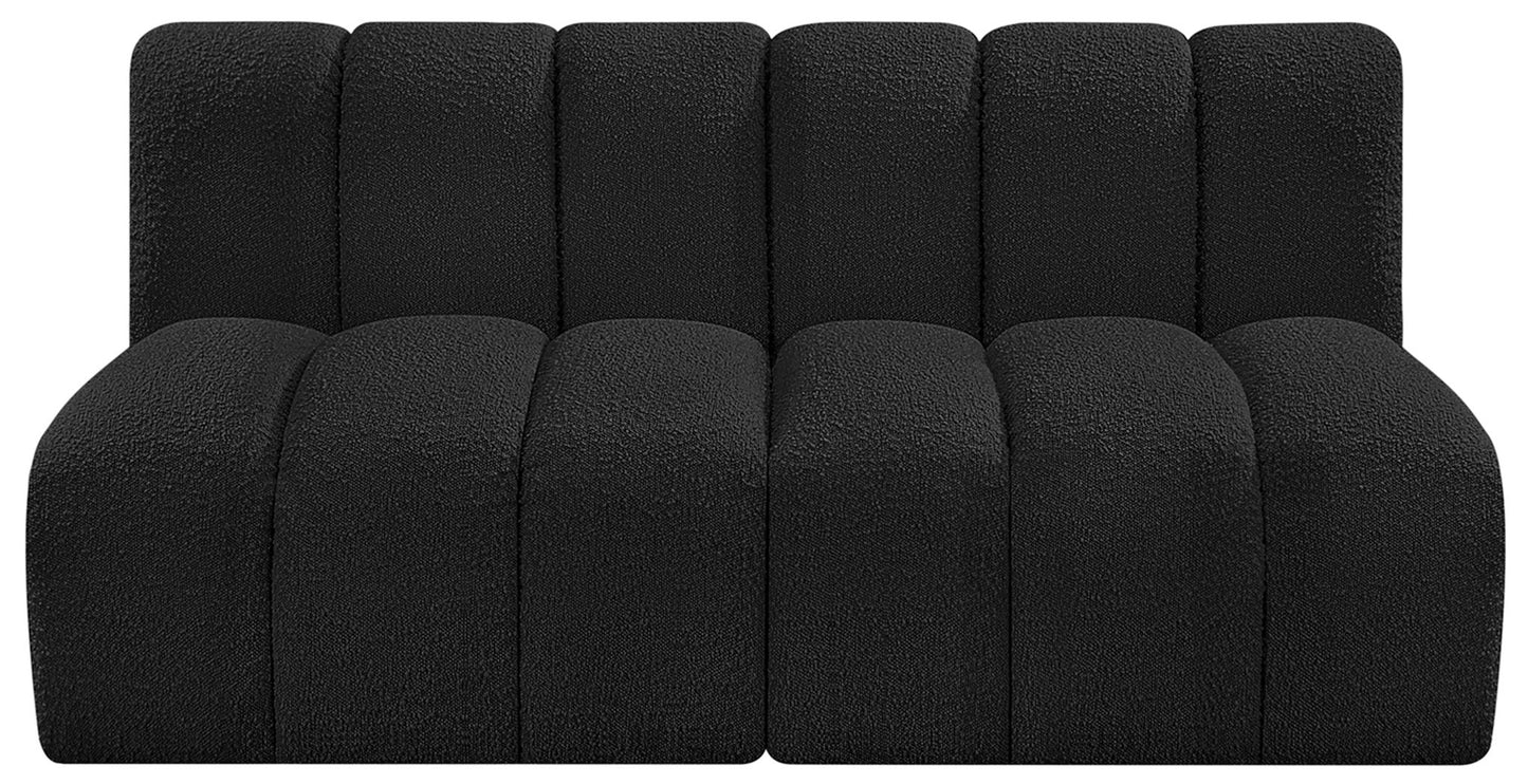 Arc - Boucle Fabric 2 Seats Modular Sofa