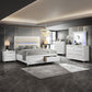 Tarian - Mirror With LED - Pearl White