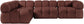 Orin - Fabric Velvet 4 Piece Modular Sectional