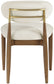 Riccio - Fabric Dining Side Chair (Set of 2) - Walnut Frame
