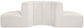 Arc - Boucle Fabric 4 Piece Modular Sofa