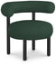 Bordeaux - Boucle Fabric Accent Chair With Black Legs