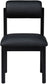 Roundhill - Faux Leather Dining Chair (Set of 2) - Black Frame