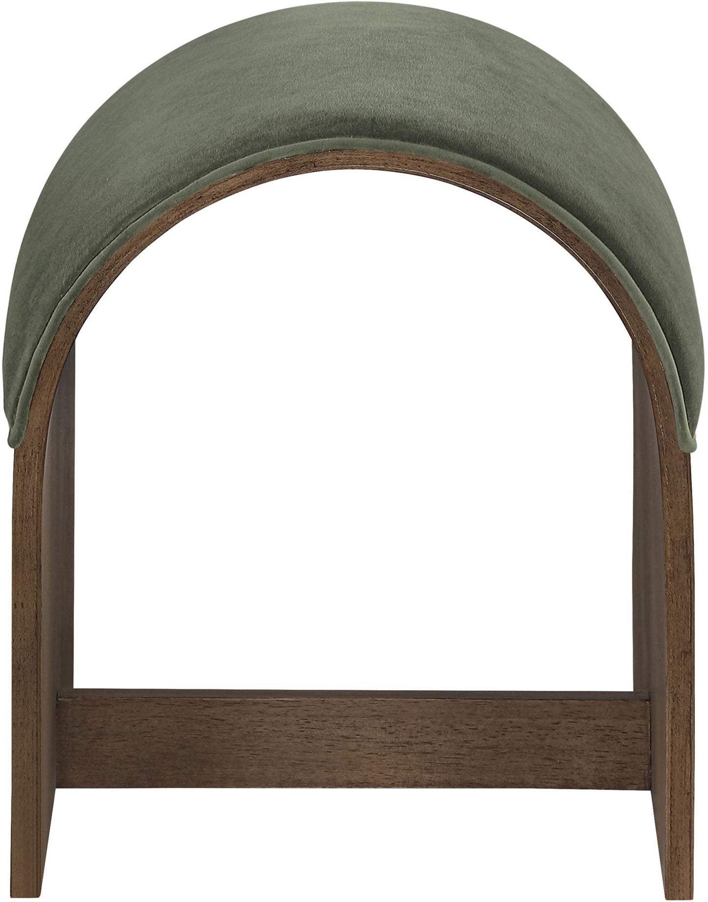 Sable - Velvet Performance Fabric Upholstered Bench