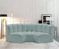 Arc - Faux Leather 3 Piece Modular U-Shaped Sofa