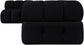 Orin - Velvet 5 Piece Modular Sectional