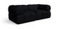 Orin - Velvet Performance Fabric Upholstered 2 Piece Modular Sofa (2 Corner Chairs)