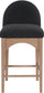 Waldorf - Boucle Stool With Natural Legs
