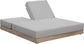 Solace - Olefin Performance Fabric Outdoor Patio Double Lounge Chair