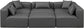 Cube - 6 Piece Modular Sectional