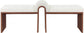 Delphine - Bench - Walnut Base