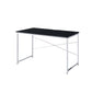 Tennos - Vanity Desk (Same 93195) - Black & Chrome