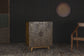 Calvary - Console Table - Gray Stone & Walnut