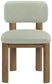 Paloma - Vegan Leather Upholstered Dining Chair (Set of 2) - Brown Frame