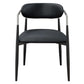 Jaramillo - Arm Chair (Set of 2) - Black Leatherette
