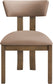 Lavrin - Vegan Leather Upholstered Dining Side Chair (Set of 2) - Walnut Base