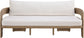 Sandbay - Olefin Water Resistant Fabric And Wicker Outdoor Patio Sofa