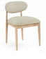Riccio - Faux Leather Dining Side Chair (Set of 2) - Natural Frame