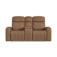 Side Kick - Loveseat With Console, Cupholders And White Led Light - Simba Saddle