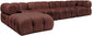 Orin - Fabric Velvet 5 Piece Modular Sectional