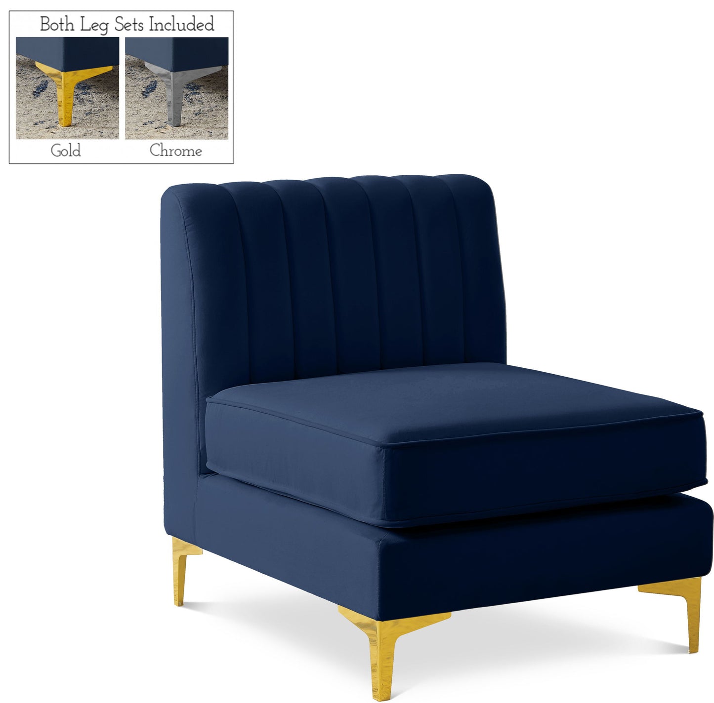 Alina - Armless Chair