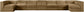 Rummi - Armless Velvet Performance Fabric Upholstered 9 Piece Modular Sectional