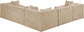 Stellar - 5 Piece Upholstered Modular Sectional
