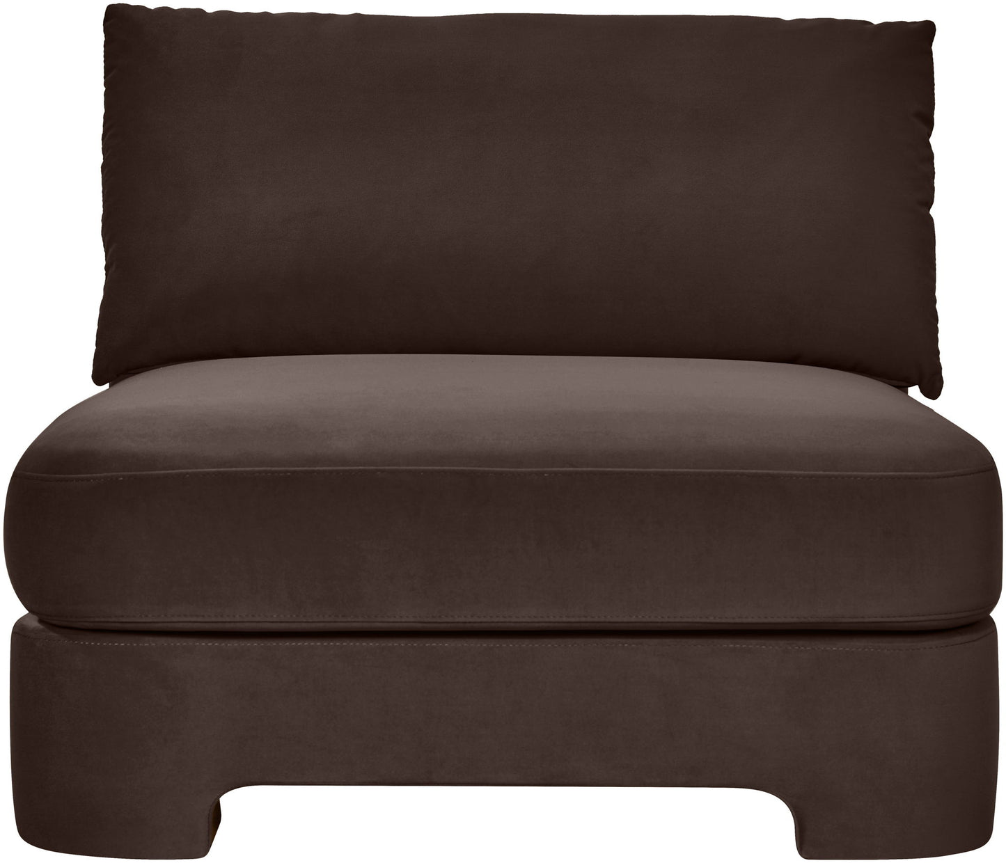 Hammond - Velvet Performance Fabric Upholstered Armless Chair