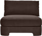 Hammond - Velvet Performance Fabric Upholstered Armless Chair