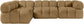 Orin - Fabric Velvet 4 Piece Modular Sectional