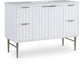 Modernist - Bathroom Vanity With Chrome Legs