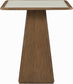 Atrium - Glass Top And Wood Base Dining Table